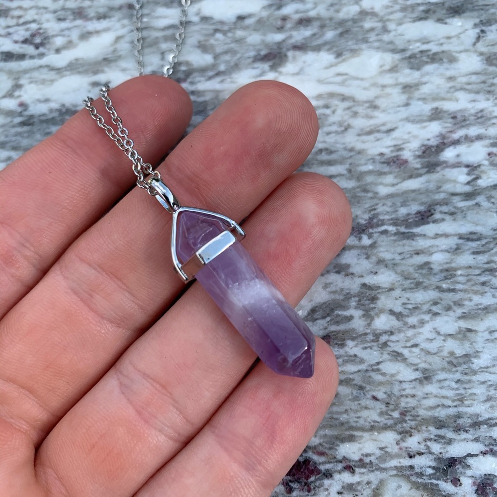 Amethyst pendulum